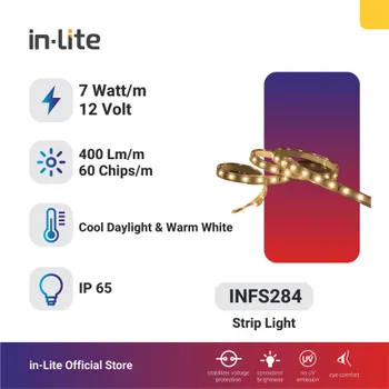 Lampu  Armatur In-Lite Strip Light / INFS284 / 7 Watt