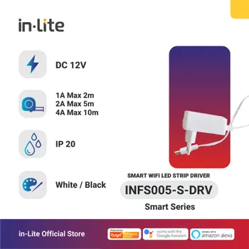 Aksesoris Listrik In-Lite Strip Driver / INFS005-S-DRV - 1a Max 2m