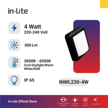 Lampu  Armatur In-Lite Wall Light / INWL230 / 4 Watt
