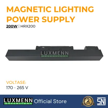 Lampu  Armatur Luxmenn LED LUX - HRX200 / 200 Watt / Magnetic Track Light Power Supply