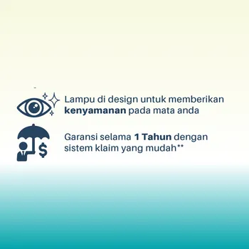 Lampu  Armatur Luxmenn LED CRA - BD007D / 7 Watt / Lampu Bohlam - Putih ( 6000k )