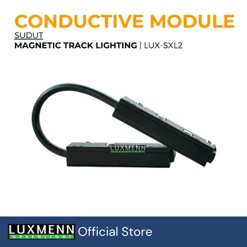 Lampu  Armatur Luxmenn LED LUX -SXL2 / Magnetic Track Light Conductive Module Sudut