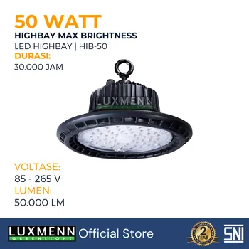 Lampu  Armatur Luxmenn LUX-HIB50 / 50 Watt / Lampu Highbay