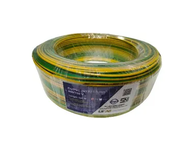 Kabel Listrik LSAG NYA 1.5 MM2 - Kuning Hijau
