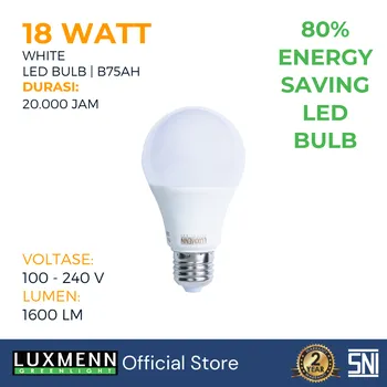 Lampu  Armatur Luxmenn LUX-B75AH / 18 Watt - Putih 6000k