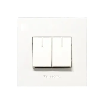 Outlet Listrik Panasonic Saklar Ganda WESJ 5932 + WESJ 78029