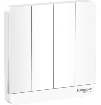 Aksesoris Listrik Schneider Avataron E8334LILED_WE_G3 (4 Gang 1 Arah)
