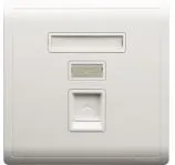 Aksesoris Listrik Schneider Pieno E8231RJS4_WE Outlet Telp White