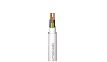 Kabel Listrik Supreme NYM 3 x 4mm @100m - Putih