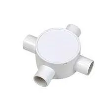 Aksesoris Listrik Rifeng 4 Way Round Junction Box Conduit