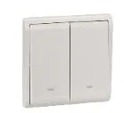 Aksesoris Listrik Schneider Pieno E8232L1F_WE 2G 1W White