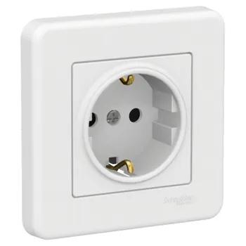 Outlet Listrik Schneider Socket Outlet Side E White - LNA2900121