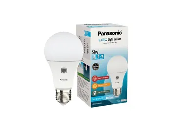 Lampu  Armatur Panasonic Led Solar Sensor 9W - 6500k - Cool Daylight