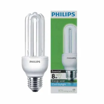 Lampu  Armatur Philips Essentials 8 Watt - Cool Day Light