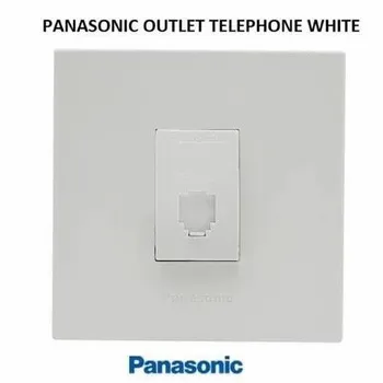 Outlet Listrik Panasonic Outlet Telephone WEJ 2164 + WESJ 78019