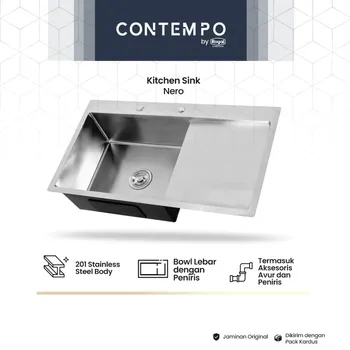 Bak Cuci Piring Royal Contempo Nero