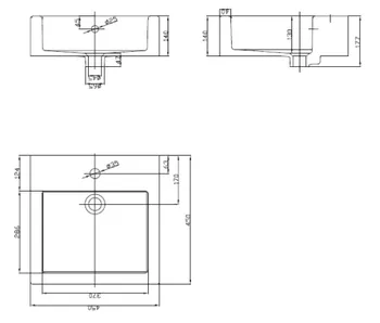 Wastafel American Standard Mizu 45 Wash Basin