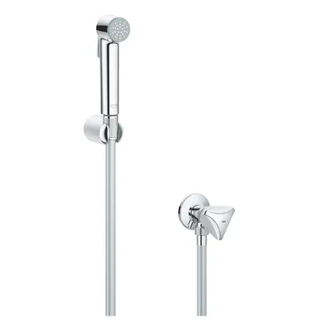 Jet Shower Grohe Tempesta-F Wall Holder Set with Angle Valve 1 Spray