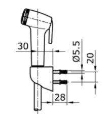 Jet Shower Wasser 9XJS