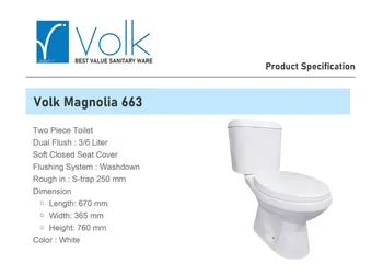 Kloset Duduk Volk 663