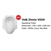 Kloset Jongkok Volk Zinnia VE09 - Putih