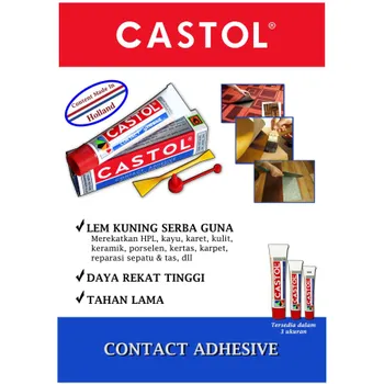 Lem Kuning Castol Tube Mini 14cc