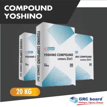 Compound Gypsum Yoshino Cornice 2 in 1 20Kg