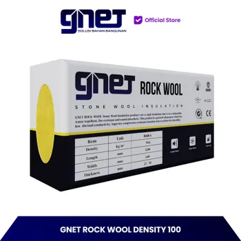 Peredam Gnet Rockwool density 100 Tebal 50