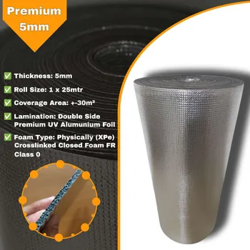 Peredam Toilon 5mm x 1mtr x 25mtr