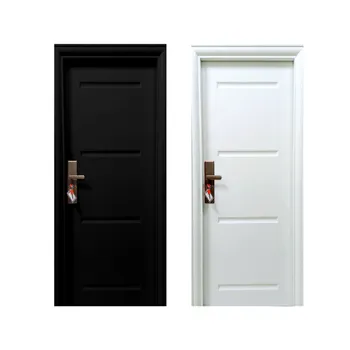 Pintu Besi/Baja Decha Door Elegant 90.03 - Single Door - Hitam