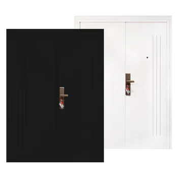 Pintu Besi/Baja Decha Door Elegant 150.02 - Double Door - Putih