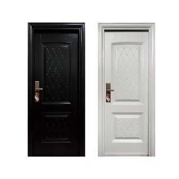 Pintu Besi/Baja Decha Door Elegant 90.04 - Single Door - Hitam