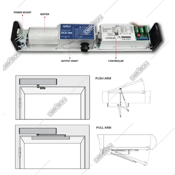 Aksesoris Pintu Jendela Dekkson Door Closer Automatic DCA-100 NA