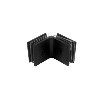 Aksesoris Pintu Jendela Dekkson Glass Clip Glass to Glass GC832 - Mat Black