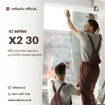 Jendela Reflecto Kacafilm X2 30