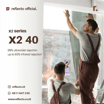 Jendela Reflecto Kacafilm X2 40