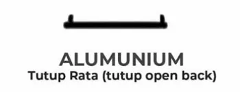 Profil Alumunium YKK Tutup OB 86028