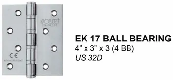 Engsel Pintu Solid EK 17 4x3x3 4BB (US32D)