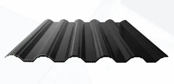 Atap uPVC Holodeck Asa Black - Panjang 4 Meter