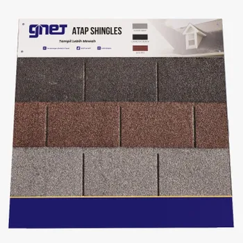 Atap Bitumen Gnet Shingless - Black Charcoal