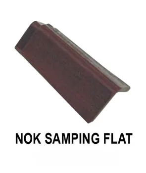Aksesoris Atap Mutiara Nok Samping Flat ABC Cat Air - Hitam