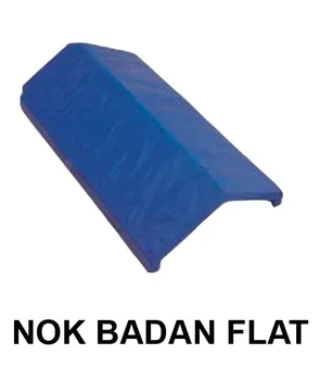 Aksesoris Atap Mutiara Nok Badan Atas Flat ABC Cat Air - Hitam