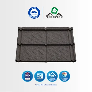 Atap Metal Prima Supreme Minimalis 2x2 - Hitam
