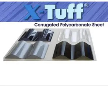 Polycarbonate X-Tuff Greca - Grey. Panjang 3m