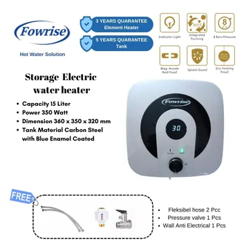 Pemanas Air / Water Heater Fowrise 15 Liter