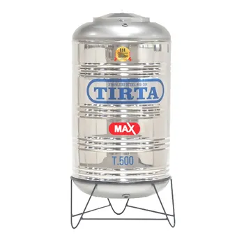 Tangki Air Tirta Stainless Steel 500 Liter Pakai Kaki