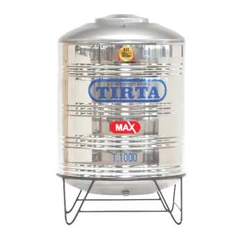 Tangki Air Tirta Stainless Steel 1000 Liter Pakai Kaki