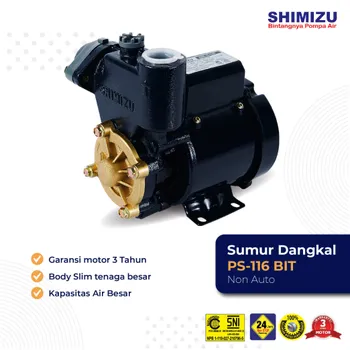 Pompa air Shimizu PS-116 BIT (Non Auto)