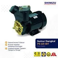 Pompa air Shimizu PS-221 BIT (Non Auto)